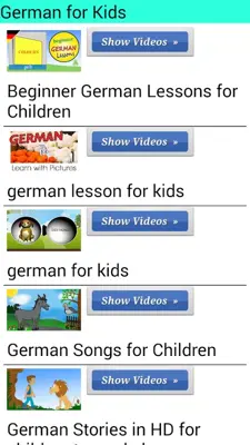 Learn German 6000 Videos android App screenshot 0